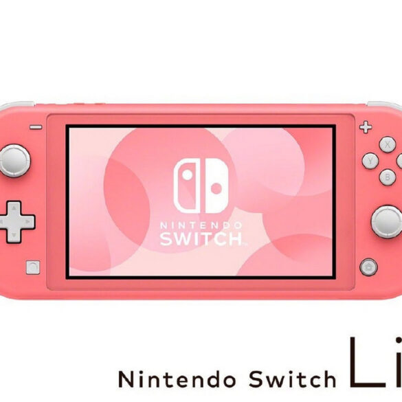 nintendo switch lite coral